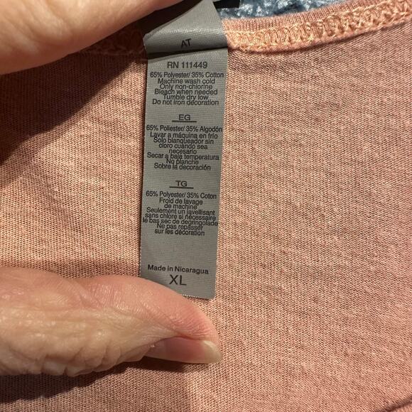 Graphic Tank Size Large Blush Funny Coffee Shop Fainting Goat Spring Hill TN - Picture 4 of 7